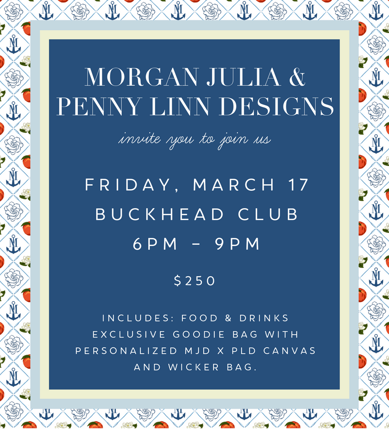 MORGAN JULIA X PENNY LINN DESIGNS INVITE YOU TO ATLANTA! - Penny Linn Designs