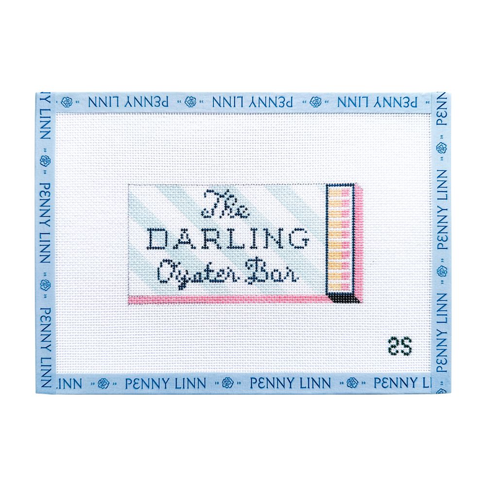 The Darling Oyster Bar Matchbook Canvas