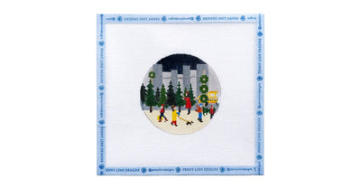 City Christmas Tree Stand - Penny Linn Designs - Stitch Style Needlepoint