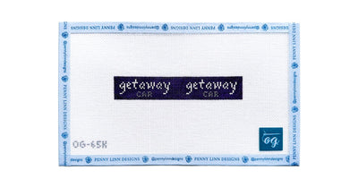 Getaway Car Key Fob - Penny Linn Designs - Olivia Grace Needlepoint