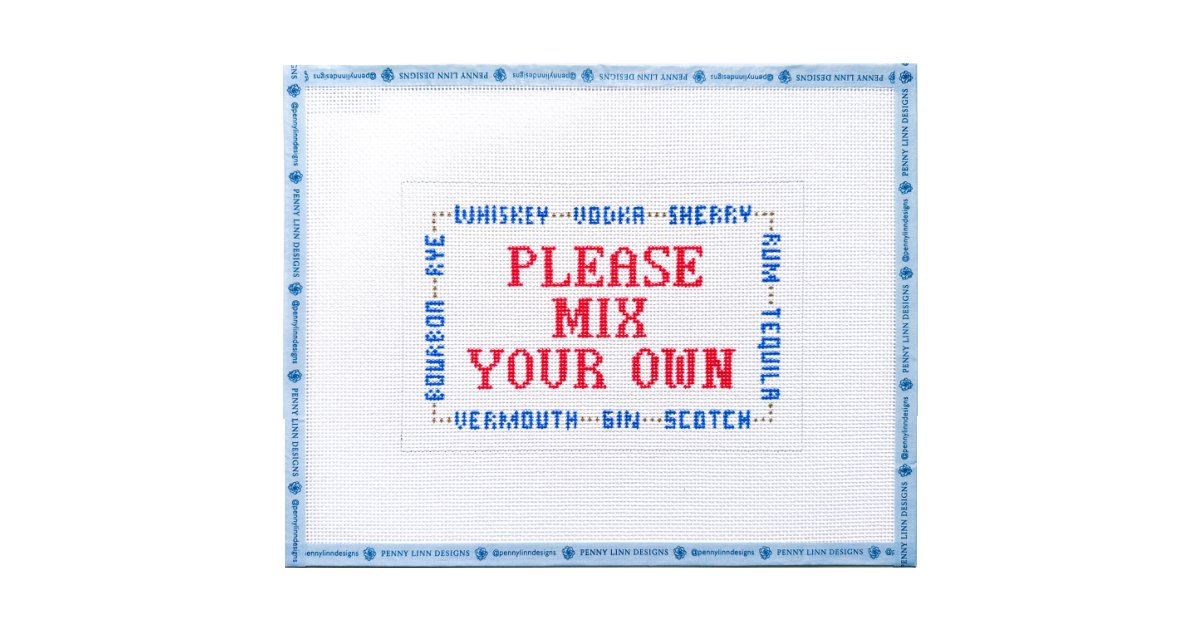 PLEASE MIX YOUR OWN - Penny Linn Designs - Elm Tree Needlepoint Designs