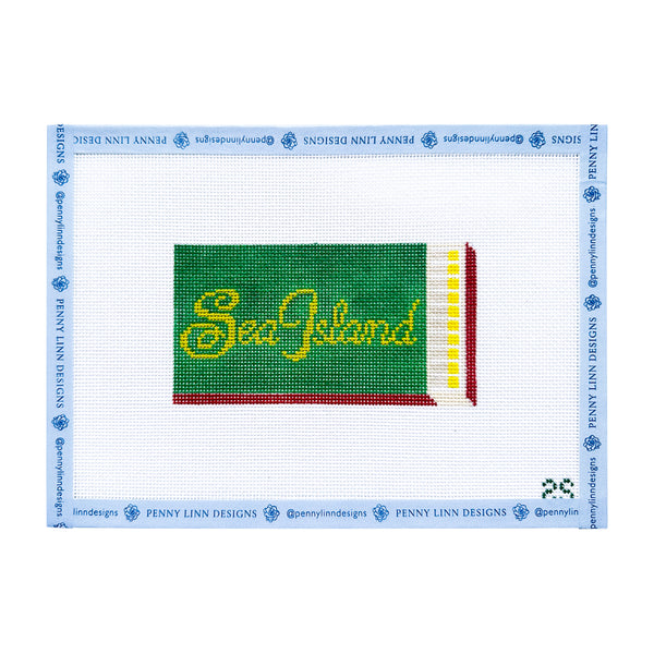 Sea Island Matchbook Canvas