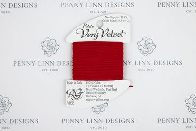 Petite Very Velvet V632 Brite Red - Penny Linn Designs - Rainbow Gallery