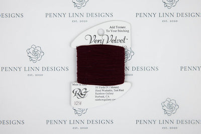 Very Velvet V214 Garnet - Penny Linn Designs - Rainbow Gallery
